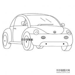 皮卡简笔画图片