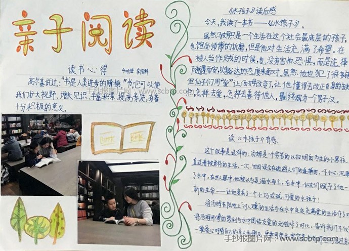亲子阅读手抄报图片大全 亲子阅读的优点