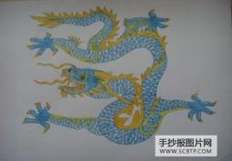 龙的简介 画龙的简笔画图片大全