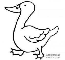 简笔画小鸭子的画法