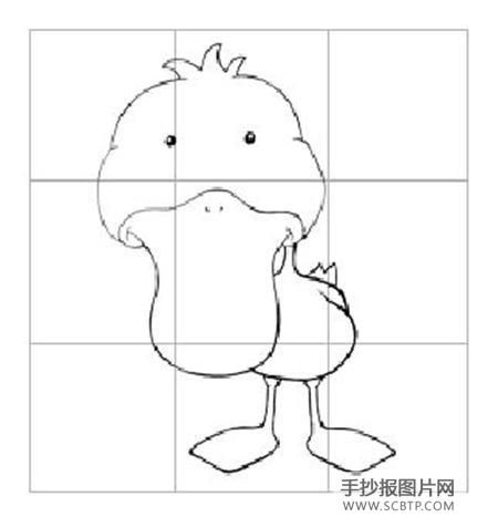 小鸭子黄黄简笔画