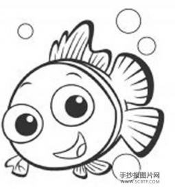 海鱼简笔画