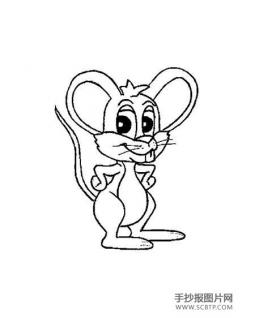 小老鼠的自白简笔画