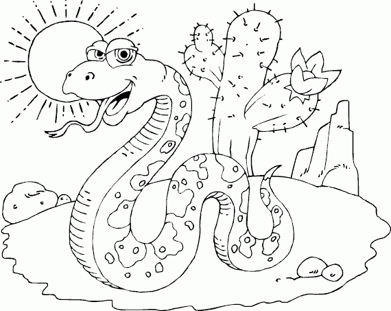 蛇的简笔画图片简笔画