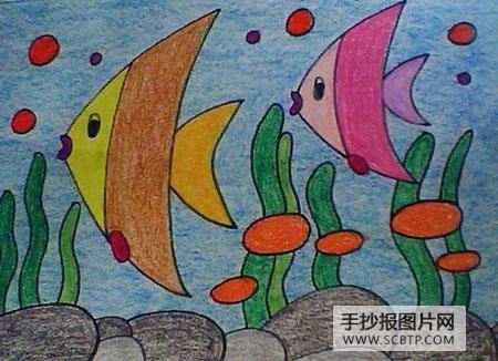 色彩与求生伪装简笔画