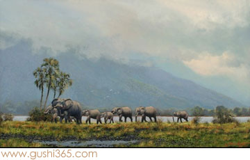 大象、小象和人