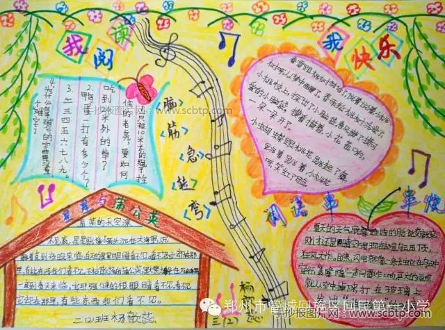 快乐暑假,我爱读书手抄报内容图片大全(12张高清大图)